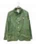 DANTON（ダントン）の古着「丸襟ブルゾン」｜カーキ