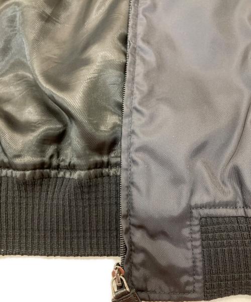 PRADA（プラダ）PRADA (プラダ) ナイロンボンバージャケット ブラック サイズ:44の古着・服飾アイテム