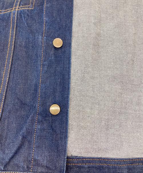 AMI Alexandre Mattiussi（アミアレクサンドルマテュッシ）AMI Alexandre Mattiussi (アミアレクサンドルマテュッシ) デニムジャケット インディゴ サイズ:Sの古着・服飾アイテム