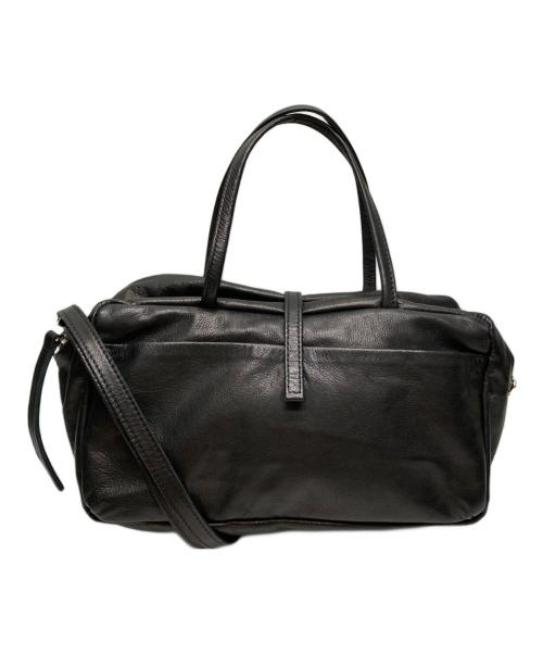 les basiques（レバシック）les basiques (レバシック) 2WAYバッグ ブラックの古着・服飾アイテム