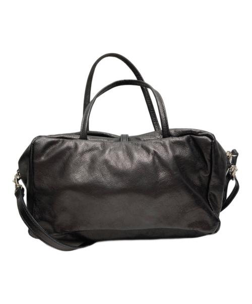 les basiques（レバシック）les basiques (レバシック) 2WAYバッグ ブラックの古着・服飾アイテム