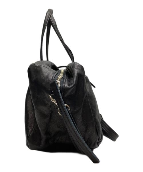 les basiques（レバシック）les basiques (レバシック) 2WAYバッグ ブラックの古着・服飾アイテム