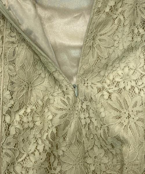 dolly dole（ドーリー ドール）dolly dole (ドーリー ドール) ノースリーブワンピース 黄緑 サイズ:Sの古着・服飾アイテム