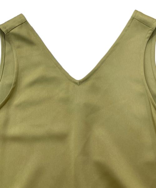 pinue（ピヌエ）pinue (ピヌエ) ボレロ付きワンピース 黄緑 サイズ:Sの古着・服飾アイテム