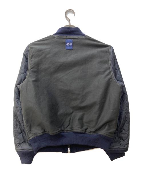 45R（フォーティファイブ・アール）45R (フォーティファイブ・アール) アツコットンフランネルのデッキジャケット ブラック サイズ:2の古着・服飾アイテム