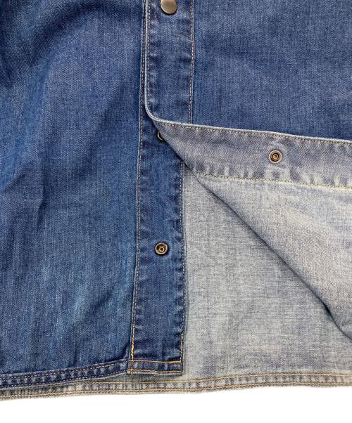 KAPITAL（キャピタル）KAPITAL (キャピタル) リバーシブルウエスタンデニムシャツ インディゴ サイズ:3の古着・服飾アイテム