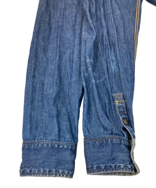 KAPITAL（キャピタル）KAPITAL (キャピタル) リバーシブルウエスタンデニムシャツ インディゴ サイズ:3の古着・服飾アイテム