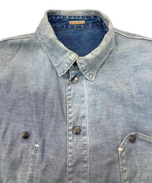 KAPITAL（キャピタル）KAPITAL (キャピタル) リバーシブルウエスタンデニムシャツ インディゴ サイズ:3の古着・服飾アイテム