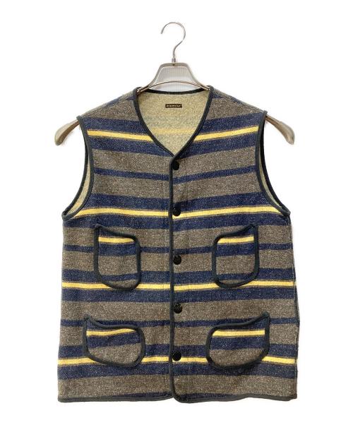 KAPITAL（キャピタル）KAPITAL (キャピタル) フリースベスト グレー サイズ:3の古着・服飾アイテム