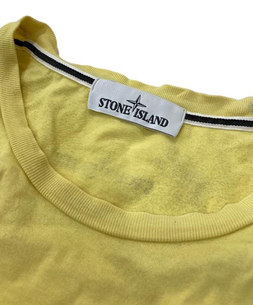 STONE ISLAND（ストーンアイランド）STONE ISLAND (ストーンアイランド) プリントTシャツ イエロー サイズ:XLの古着・服飾アイテム