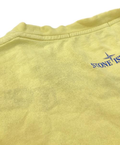 STONE ISLAND（ストーンアイランド）STONE ISLAND (ストーンアイランド) プリントTシャツ イエロー サイズ:XLの古着・服飾アイテム