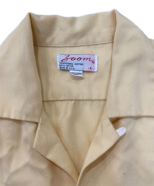 ZOOM（ズーム）ZOOM (ズーム) ボーリングシャツ イエロー サイズ:Lの古着・服飾アイテム