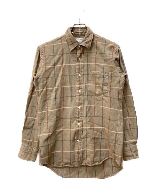 Burberry's（バーバリー）Burberry's (バーバリーズ) ウールチェックシャツ ベージュ サイズ:Ⅿの古着・服飾アイテム