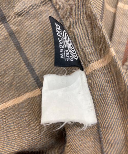 Burberry's（バーバリー）Burberry's (バーバリーズ) ウールチェックシャツ ベージュ サイズ:Ⅿの古着・服飾アイテム