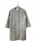Spick and Span（スピックアンドスパン）の古着「ノーカラーコート」｜グレー