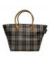 BURBERRY BLUE LABEL（バーバリーロンドンブルーレーベル）の古着「ナイロントートバッグ」｜ブラウン