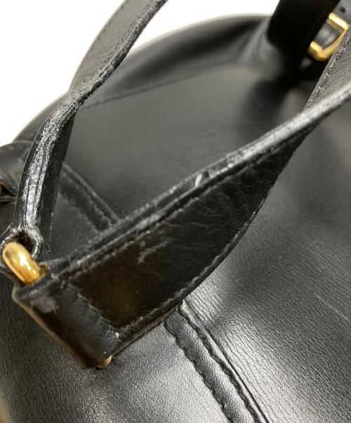 GUCCI（グッチ）GUCCI (グッチ) バンブーレザーミニリュック ブラックの古着・服飾アイテム