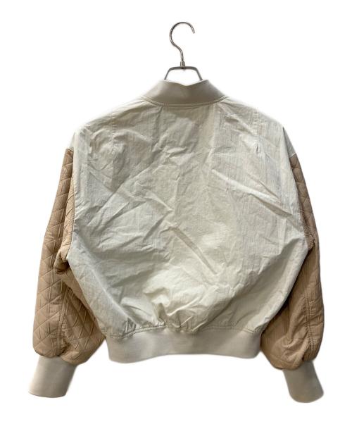 JEANASIS（ジーナシス）JEANASIS (ジーナシス) 中綿ジャケット ベージュ サイズ:Freeの古着・服飾アイテム