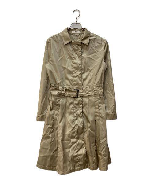 PRADA（プラダ）PRADA (プラダ) ナイロンコート ベージュ サイズ:40の古着・服飾アイテム