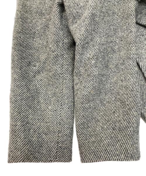 MARGARET HOWELL（マーガレットハウエル）MARGARET HOWELL (マーガレットハウエル) ツイードチェスターコート グレー サイズ:1の古着・服飾アイテム