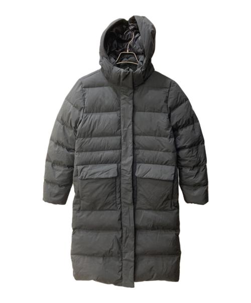 asics（アシックス）asics (アシックス) ダウンコート ブラック サイズ:Mの古着・服飾アイテム