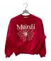MARDI MERCREDI（マルディメクルディ）の古着「花柄プリントスウェット」｜レッド
