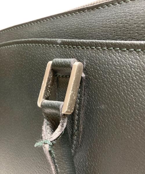Aquascutum（アクアスキュータム）Aquascutum (アクアスキュータム) レザーブリーフケース グレーの古着・服飾アイテム