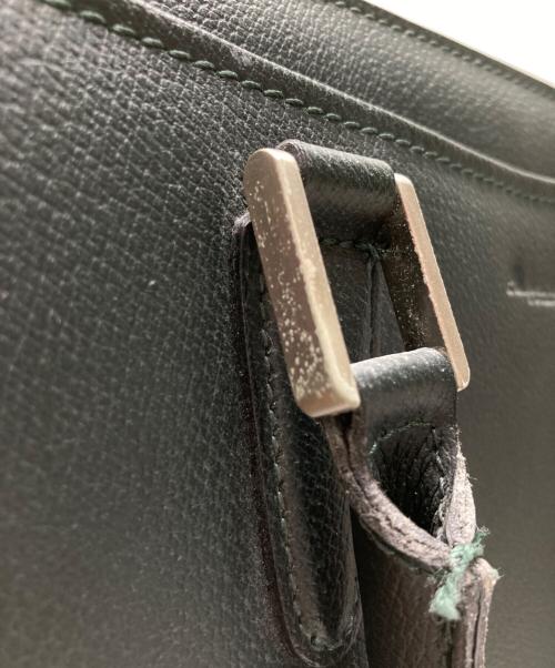 Aquascutum（アクアスキュータム）Aquascutum (アクアスキュータム) レザーブリーフケース グレーの古着・服飾アイテム