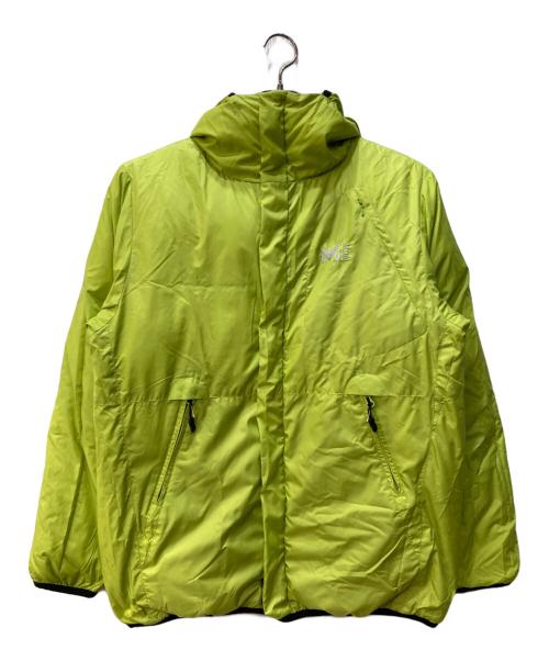 MILLET（ミレー）MILLET (ミレー) リバーシブルダウンジャケット ブラック×グリーン サイズ:Mの古着・服飾アイテム