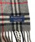 BURBERRY LONDON (バーバリーロンドン) ラムウールマフラー グレー：5000円