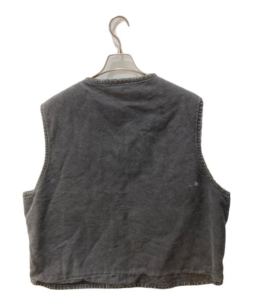 CarHartt（カーハート）CarHartt (カーハート) 裏ボアダックベスト ブラック サイズ:2XLの古着・服飾アイテム