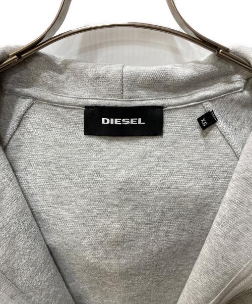 DIESEL（ディーゼル）DIESEL (ディーゼル) パーカー グレー サイズ:xsの古着・服飾アイテム