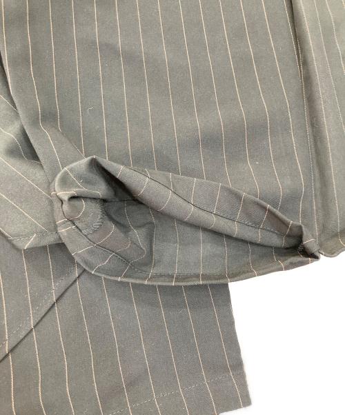 OSMOSIS（オズモーシス）OSMOSIS (オズモーシス) ストライプレイヤードパンツ ブラック サイズ:ONE 未使用品の古着・服飾アイテム