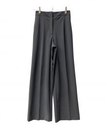 PLST（プラステ）の古着「ハイストレッチトリコットストレートパンツ」｜グレー