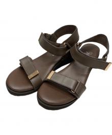 GINZA kanematsu（ギンザ カネマツ）の古着「アンクルストラップパンプス」｜ブラウン