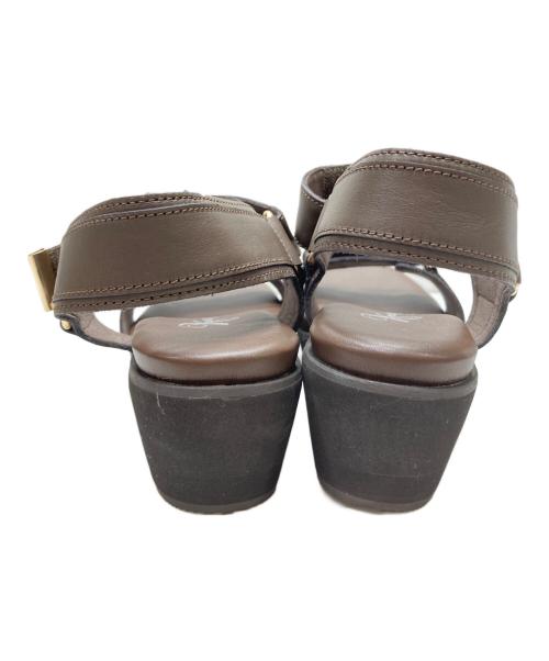 GINZA kanematsu（ギンザ カネマツ）GINZA kanematsu (ギンザ カネマツ) アンクルストラップパンプス ブラウン サイズ:24の古着・服飾アイテム