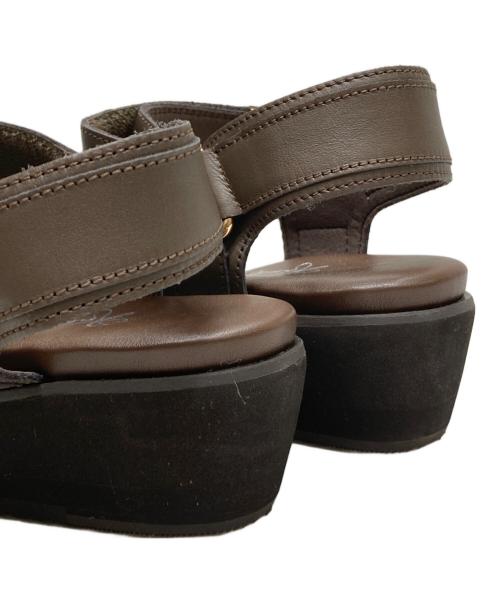 GINZA kanematsu（ギンザ カネマツ）GINZA kanematsu (ギンザ カネマツ) アンクルストラップパンプス ブラウン サイズ:24の古着・服飾アイテム