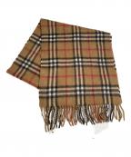 Burberry'sバーバリーズ）の古着「ノバチェックカシミアマフラー」｜ブラウン