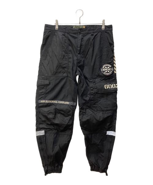 AVIREX（アヴィレックス）AVIREX (アヴィレックス) COMBI HELI PANT ブラック サイズ:XX-LARGEの古着・服飾アイテム
