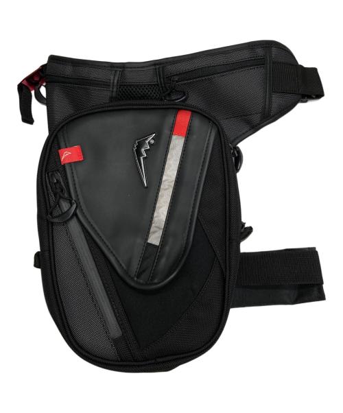 KUSHITANI（クシタニ）KUSHITANI (クシタニ) レッグバッグ ブラックの古着・服飾アイテム