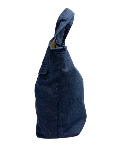 HUNTING WORLD（ハンティングワールド）HUNTING WORLD (ハンティングワールド) リバーシブルトートバッグ ネイビーの古着・服飾アイテム