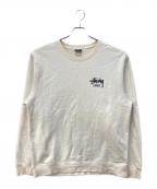 stussyステューシー）の古着「ロゴスウェット」｜アイボリー