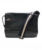 BALLYバリー）の古着「TAMRAC レザーショルダーバッグ」｜ブラック