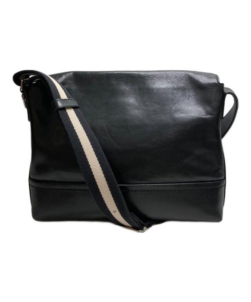 BALLY（バリー）BALLY (バリー) TAMRAC レザーショルダーバッグ ブラックの古着・服飾アイテム