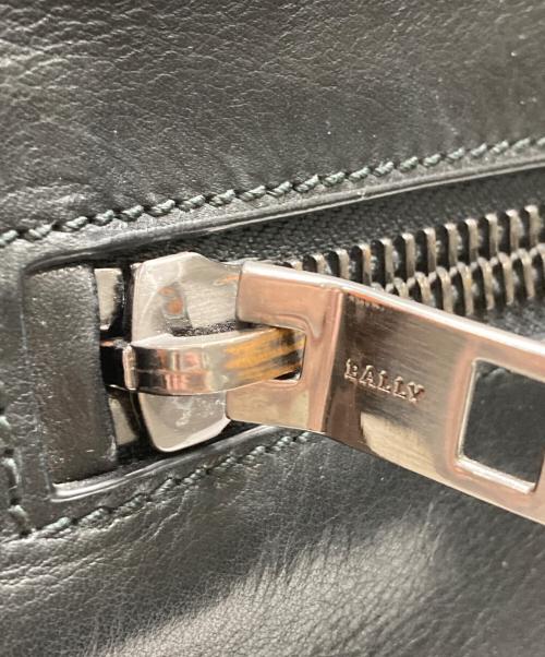 BALLY（バリー）BALLY (バリー) TAMRAC レザーショルダーバッグ ブラックの古着・服飾アイテム