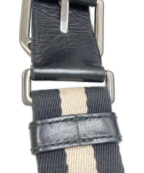 BALLY（バリー）BALLY (バリー) TAMRAC レザーショルダーバッグ ブラックの古着・服飾アイテム