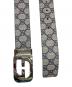 GUCCI (グッチ) インターロッキングGバックルリバーシブルベルト：12000円