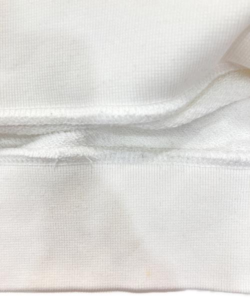 maison kitsune（メゾンキツネ）MAISON KITSUNE (メゾンキツネ) チラックスワッペンスウェット ホワイト サイズ:Mの古着・服飾アイテム