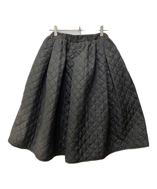 Gypsohila（ジプソフィア）Gypsohila (ジプソフィア) QUILT SKIRT ブラック サイズ:FREEの古着・服飾アイテム