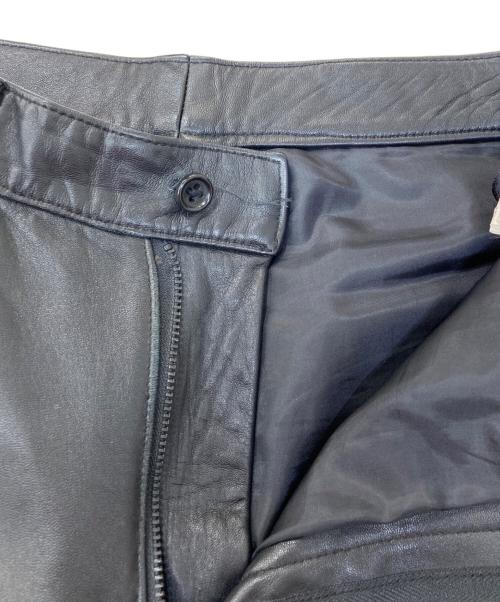 comme ca（コムサ）comme ca (コムサ) レザーパンツ ブラック サイズ:50の古着・服飾アイテム